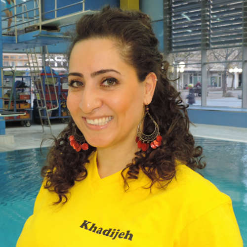 DJK-Trainer Khadijeh Schwimmkurs Jugendschwimmabzeichen Silber